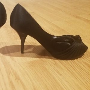 White House Black Market Satin Dress Shoes